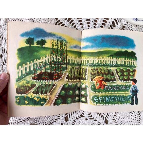 Rare 1945 Pandora Children's Book: Erika Weihs Illustrations, Vintage Nursery - Picture 4 of 8